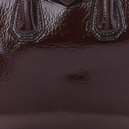 Givenchy Crinkled Patent Calfskin Mini Antigona Aubergine 8 of 10