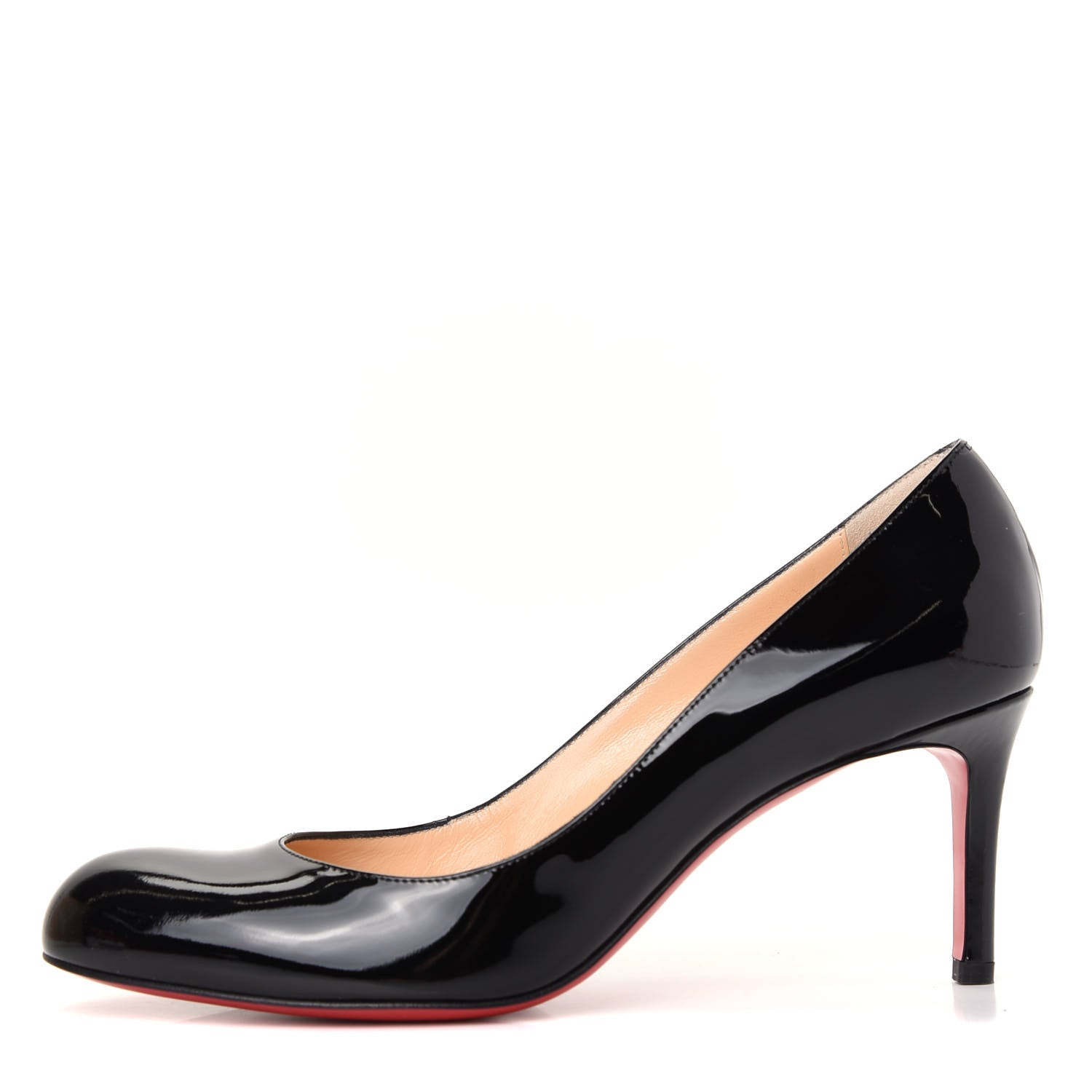 Christian Louboutin Patent Simple 70 Pumps 38.5 Black 1 of 9