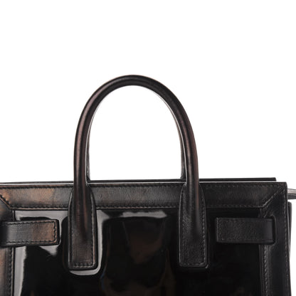 Saint Laurent Patent Calfskin Nano Sac de Jour Black 13 of 14