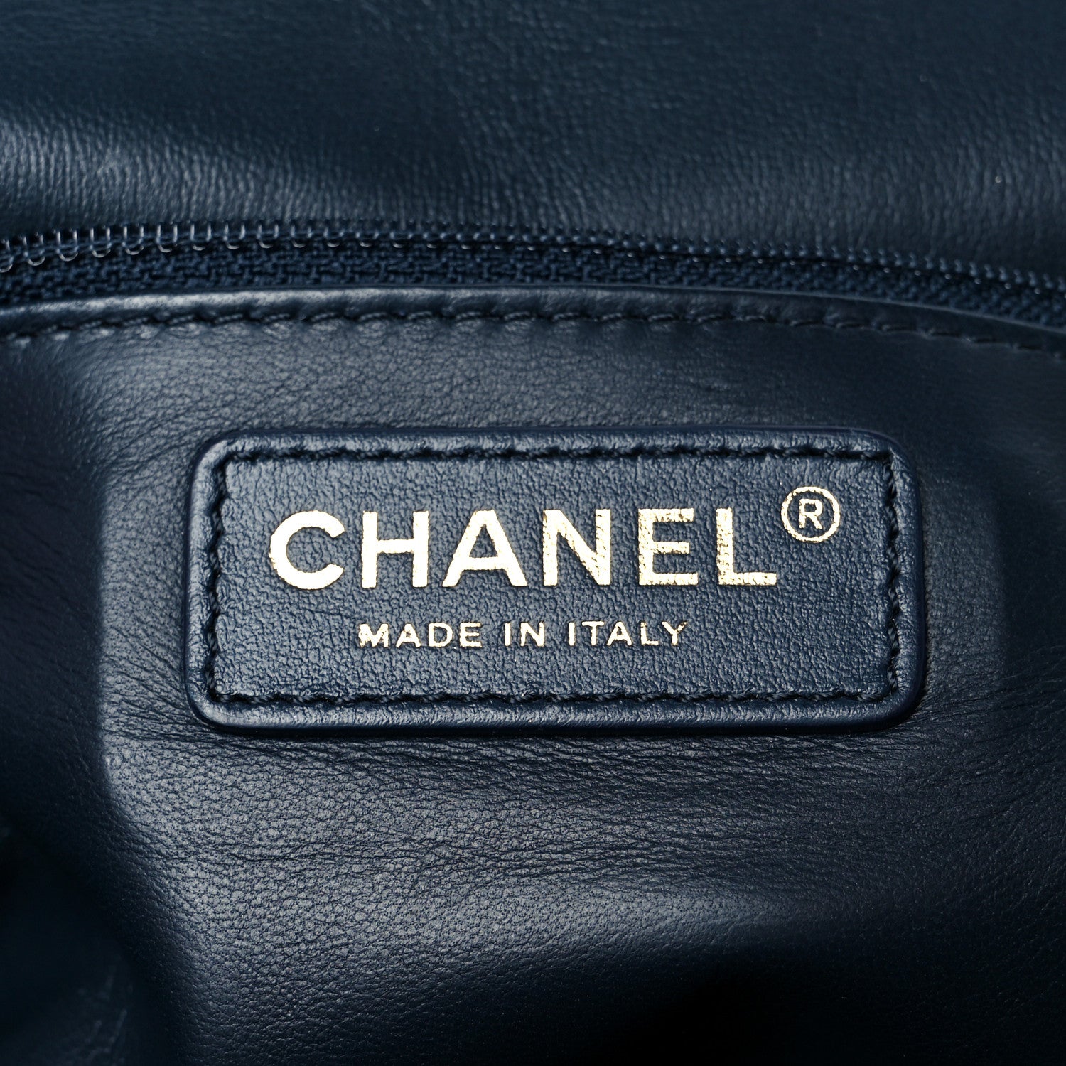 Chanel Lambskin Quilted Easy Carry Flap Navy 6 of 12