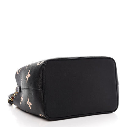 Louis Vuitton Empreinte Monogram Giant Neonoe MM Black Beige 6 of 13