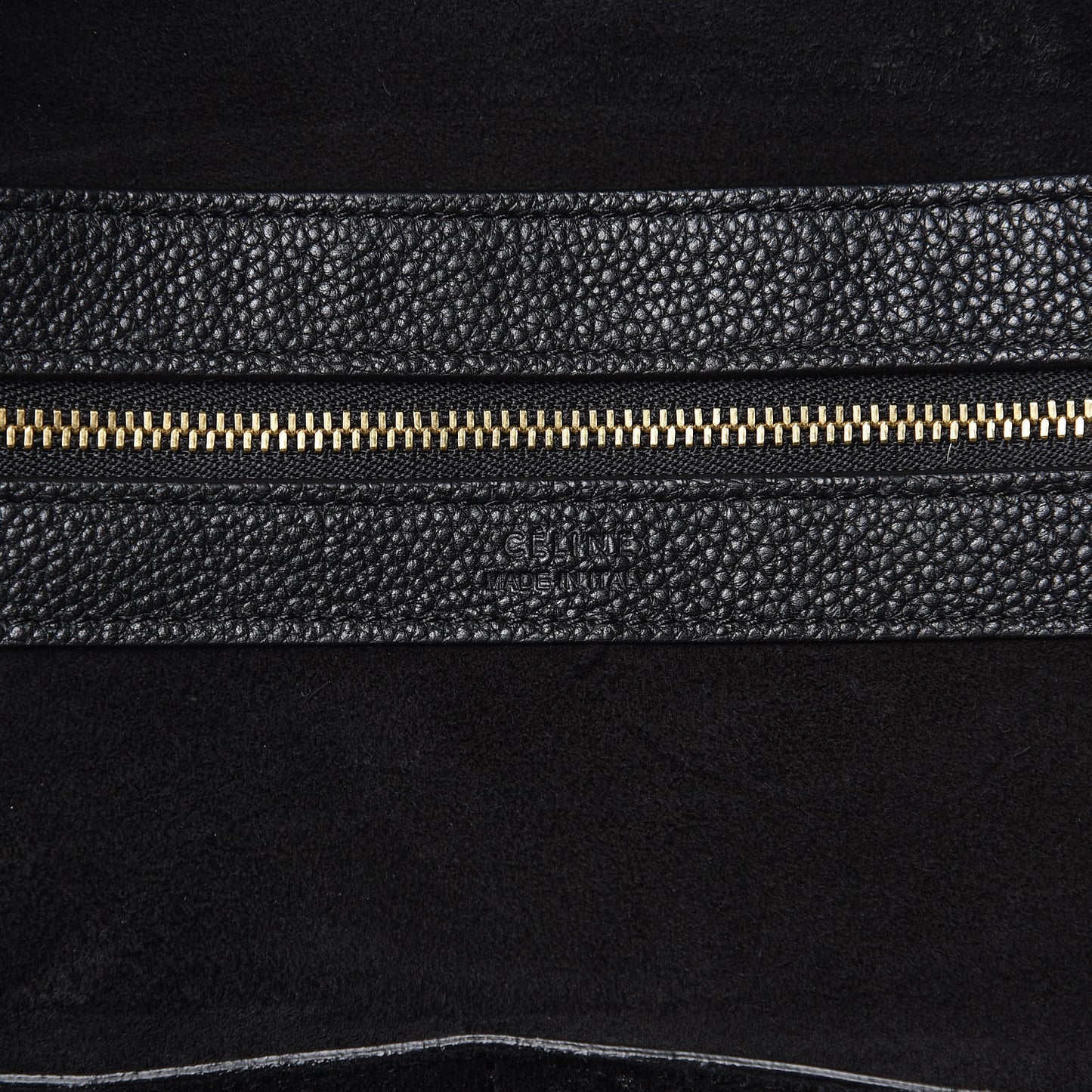 Soft Grained Calfskin Medium Belt Cabas Phantom Black