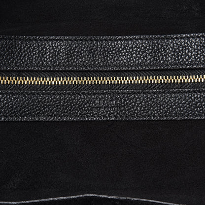 Celine Soft Grained Calfskin Medium Belt Cabas Phantom Black 5 of 10