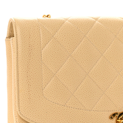 Chanel Caviar Quilted Medium Single Flap Beige 12 of 13