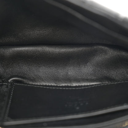 Gucci Lambskin Embossed Mini GG Milano Top Handle Shoulder Bag Black 5 of 11