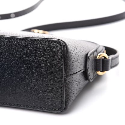Gucci Calfskin GG Web Small Ophidia Dome Shoulder Bag Black 8 of 8