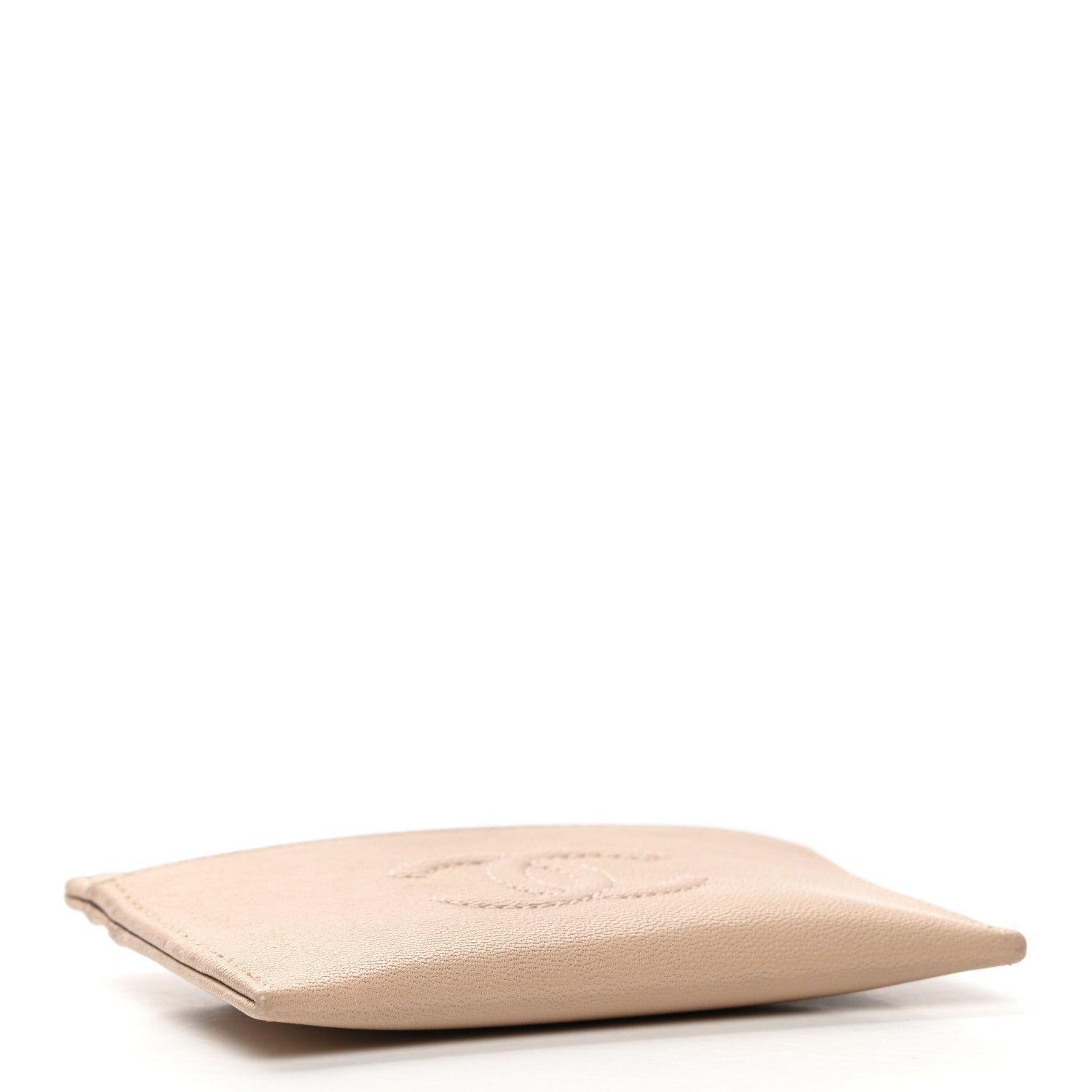 Chanel Goatskin Timeless CC Card Holder Beige 3 of 8