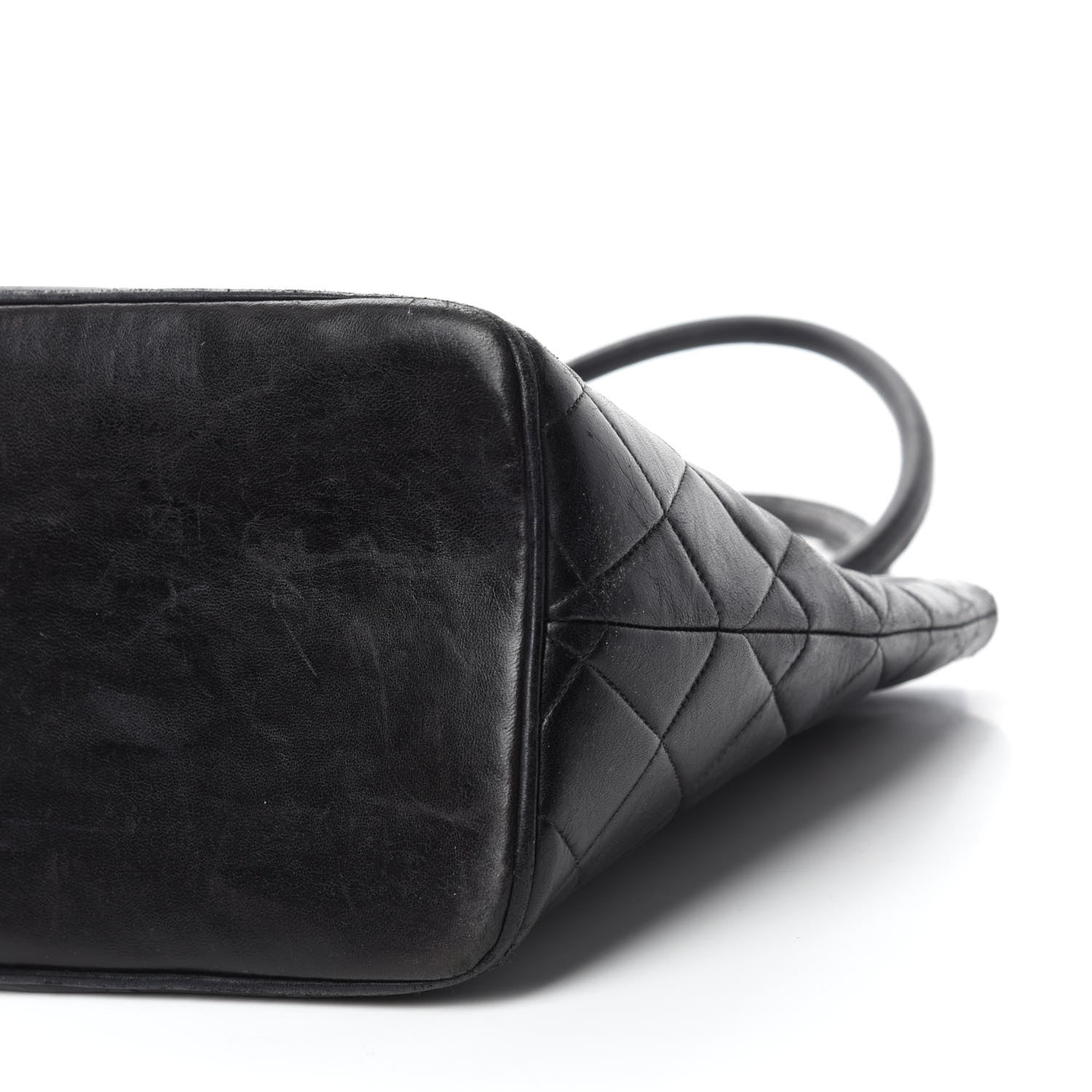 Chanel Lambskin Quilted Medallion Tote Black 7 of 17