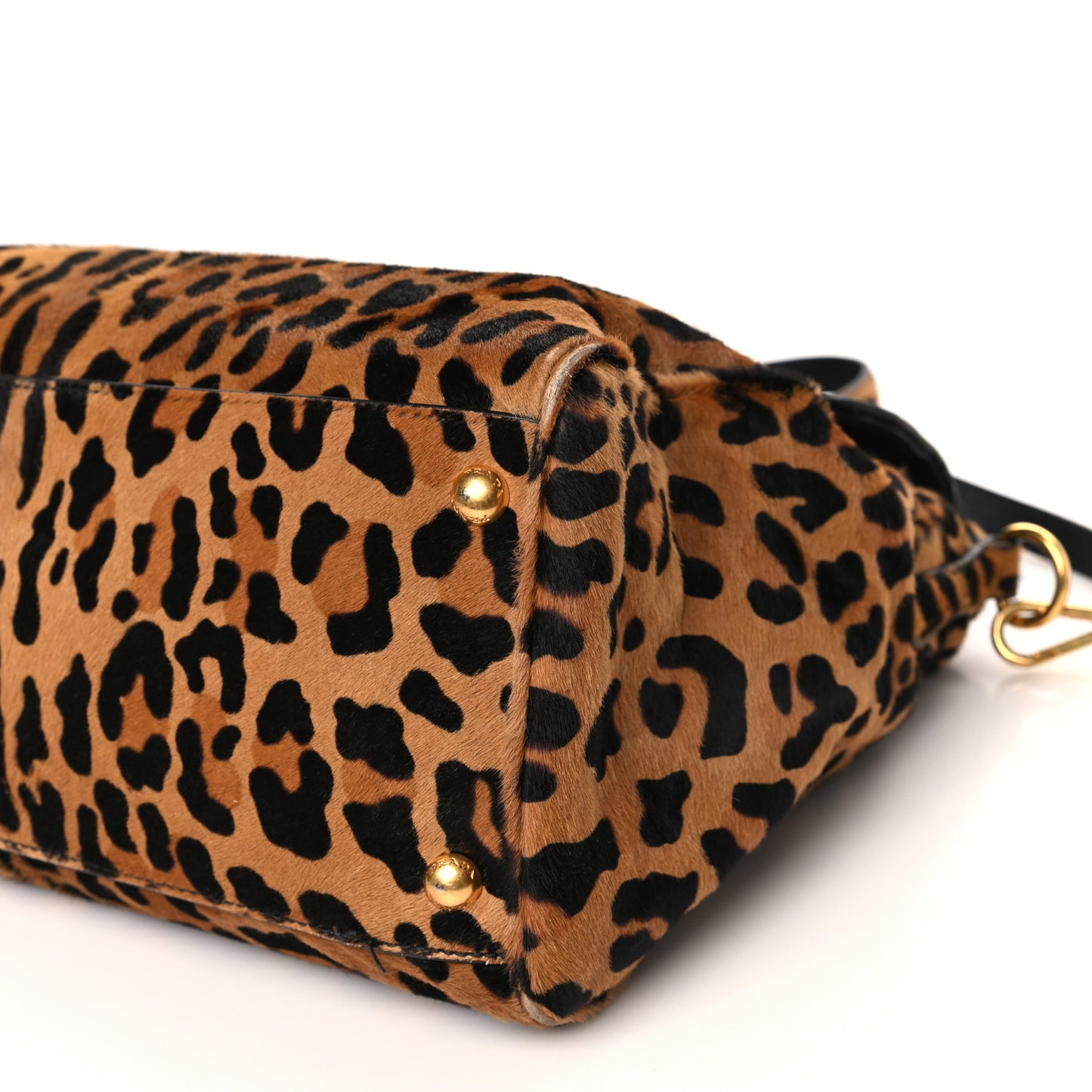 Cavallino Leopard Print Tote Sabbia Moro
