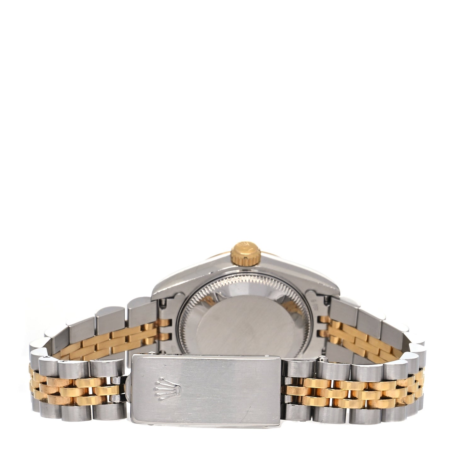 Stainless Steel 18K Yellow Gold Diamond 26mm Oyster Perpetual Datejust Watch Silver 69173
