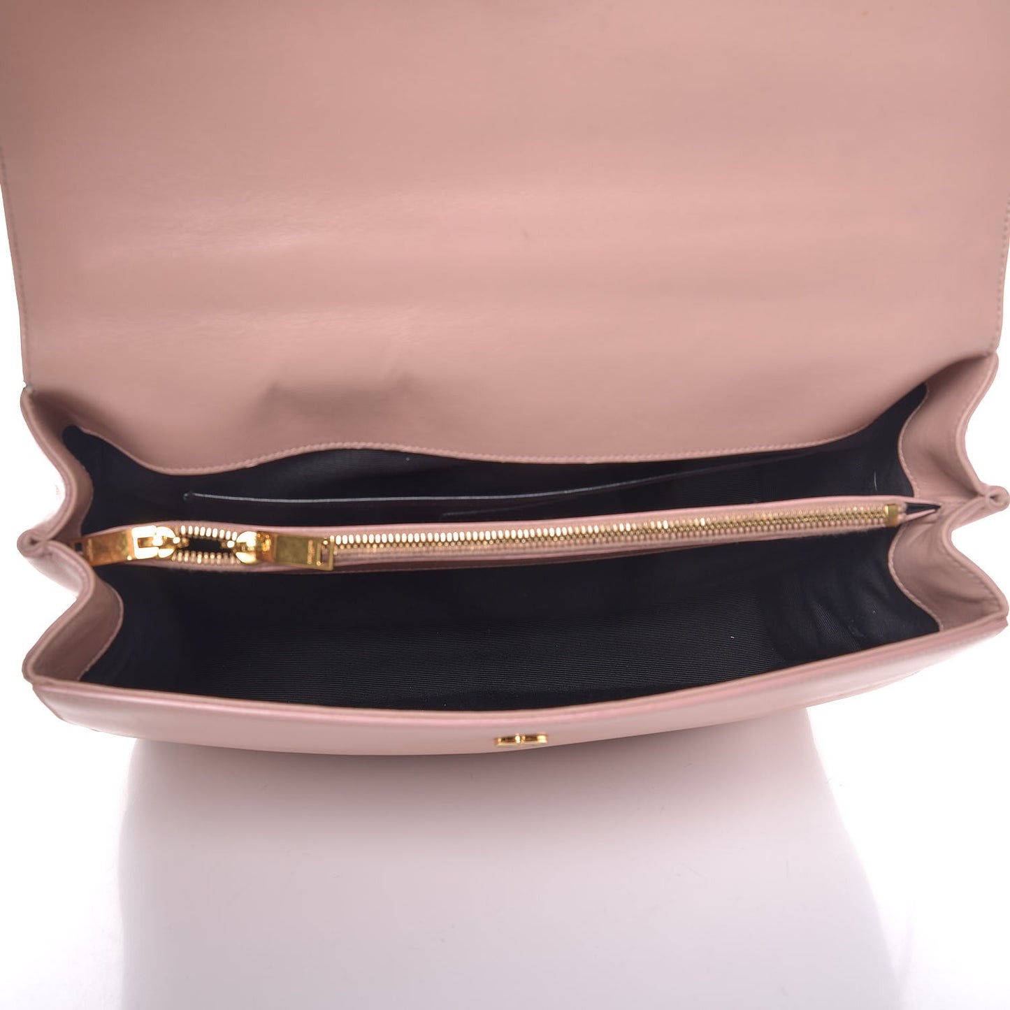 Calfskin Medium Moujik Top Handle Bag Pale Blush