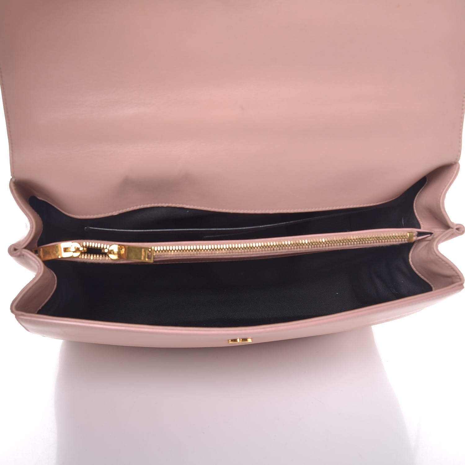 Saint Laurent Calfskin Medium Moujik Top Handle Bag Pale Blush 5 of 17