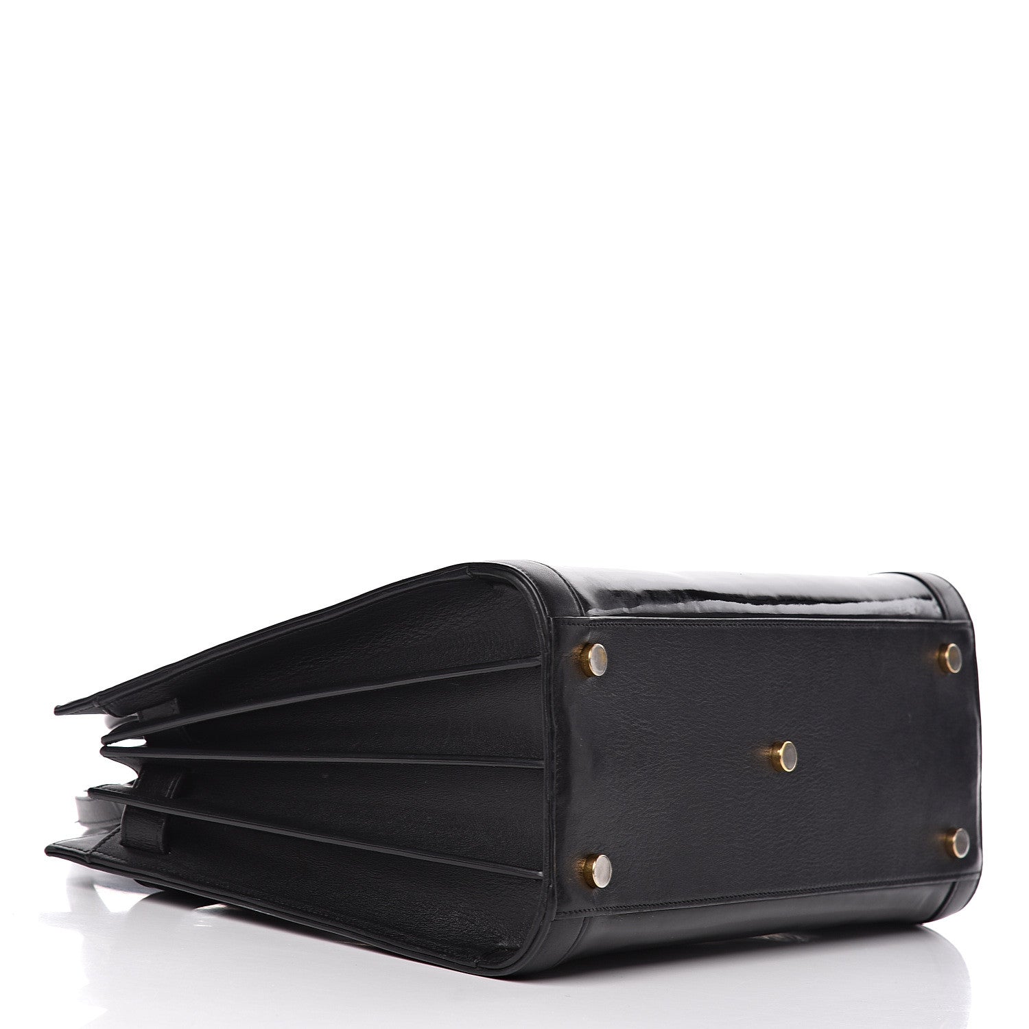 Saint Laurent Patent Calfskin Small Sac de Jour Black 4 of 18