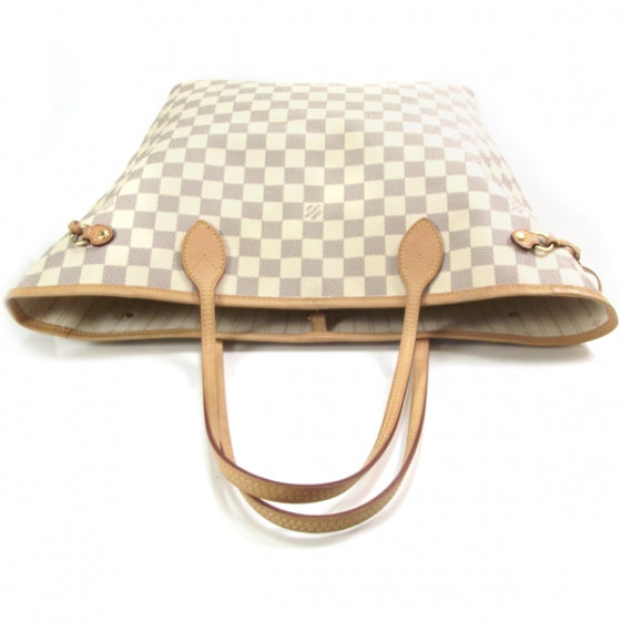 Louis Vuitton Damier Azur Neverfull MM 6 of 9