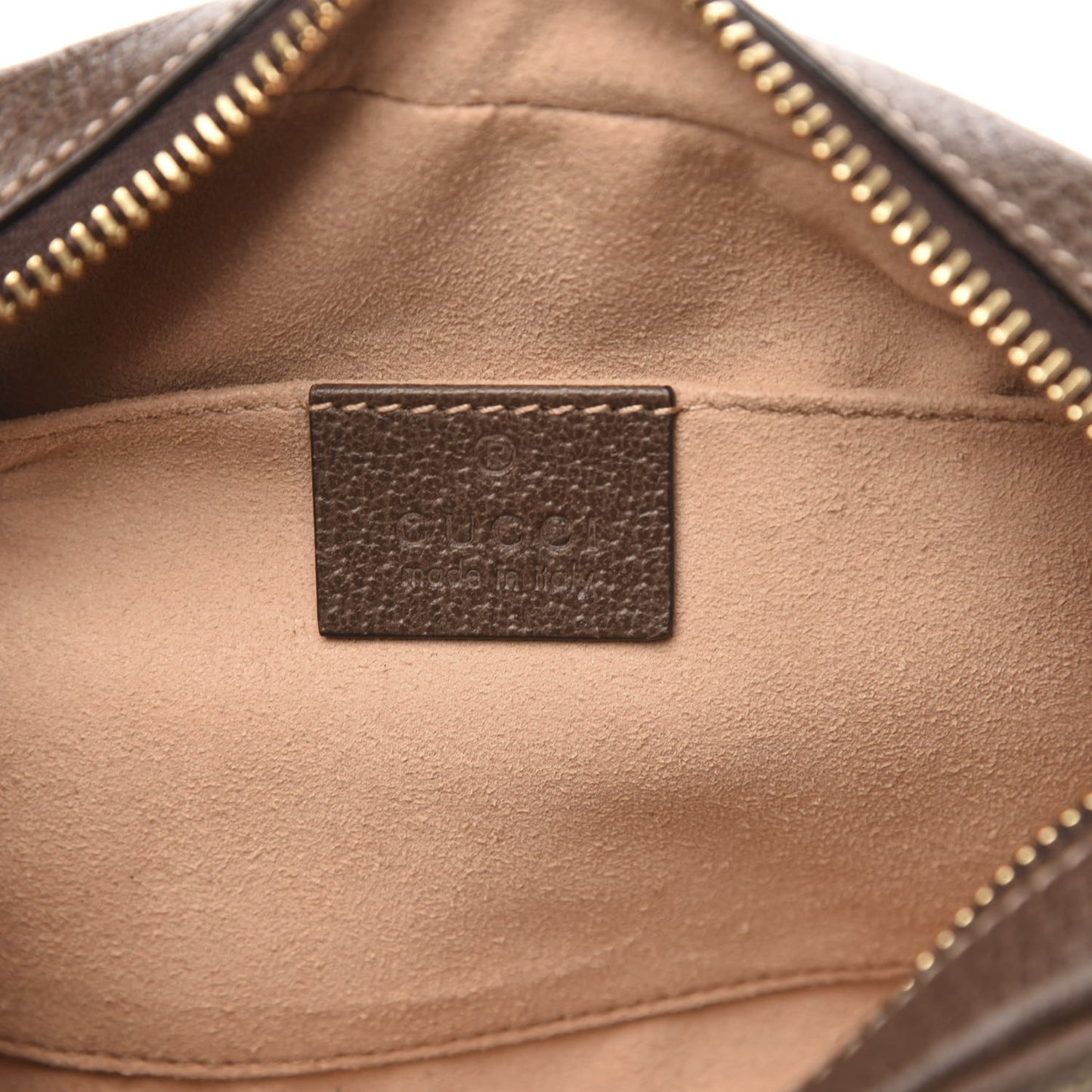 GG Supreme Monogram Web Mini Ophidia Shoulder Bag Brown