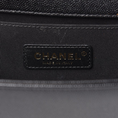 Chanel Caviar Quilted Medium Boy Flap Black 6 of 10