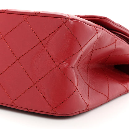 Chanel Aged Calfskin Quilted 2.55 Reissue 227 Flap Red 8 of 16