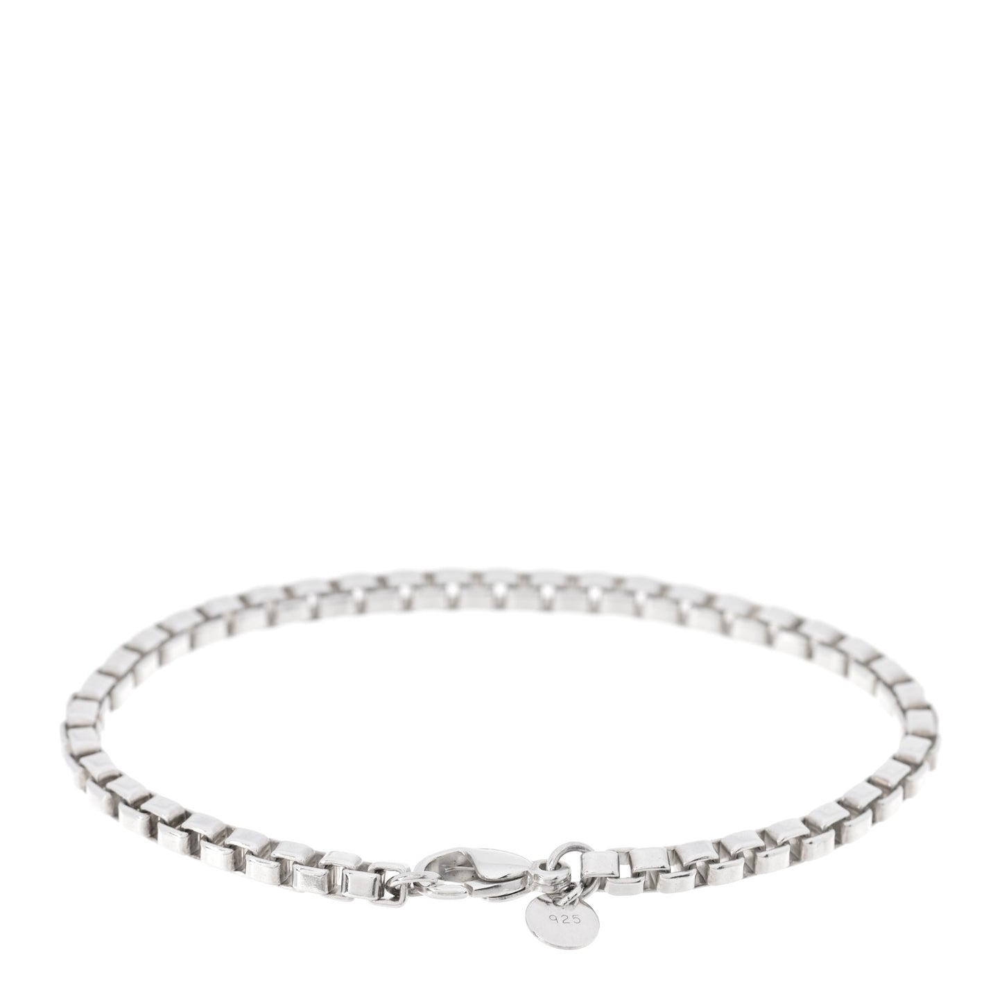 Sterling Silver 4mm Venetian Link Bracelet