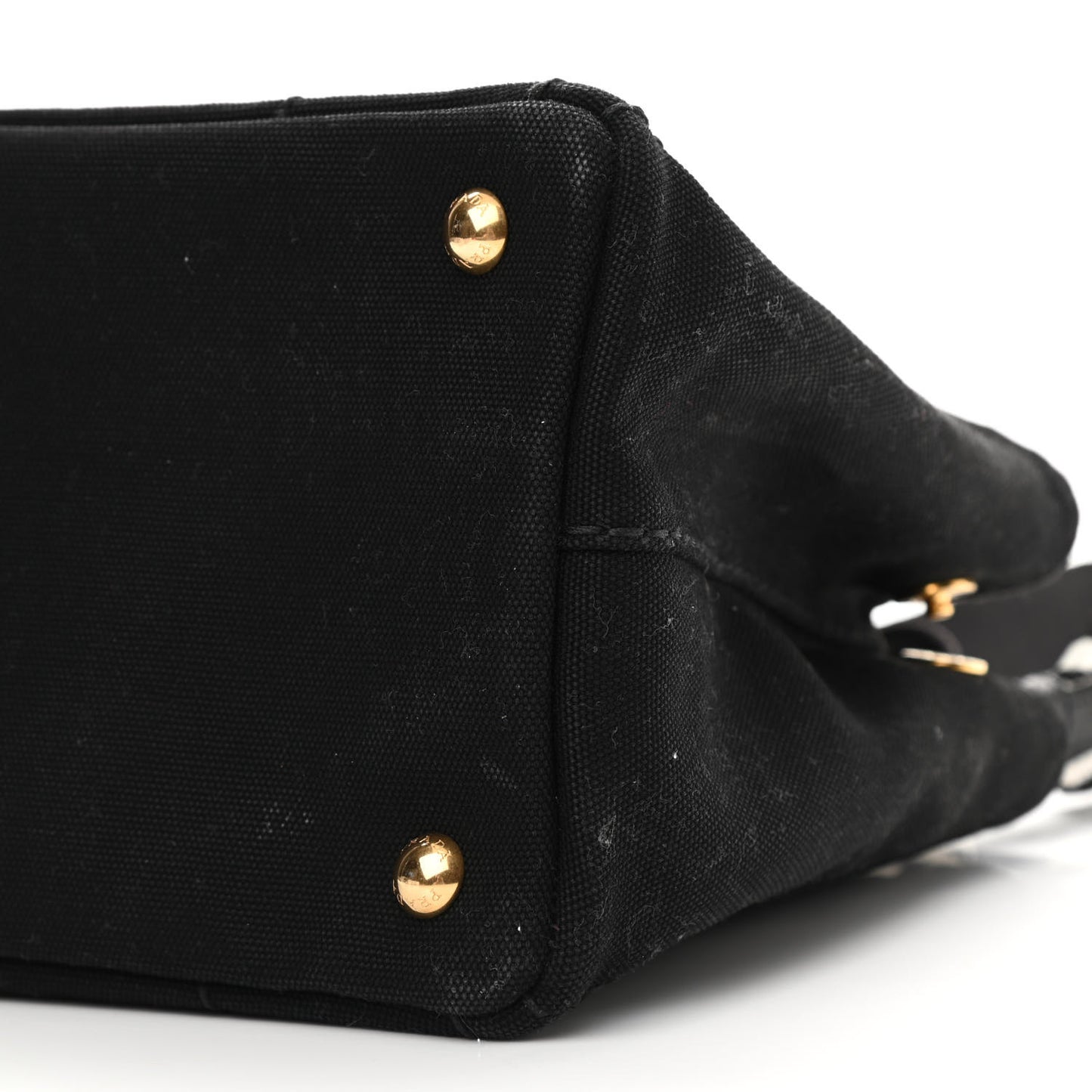 Canapa Small Logo Tote Black Talco