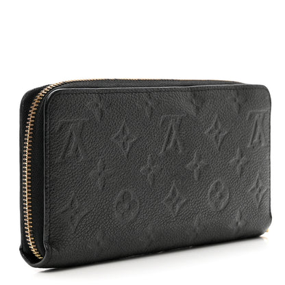 Louis Vuitton Empreinte Zippy Wallet Black 3 of 8