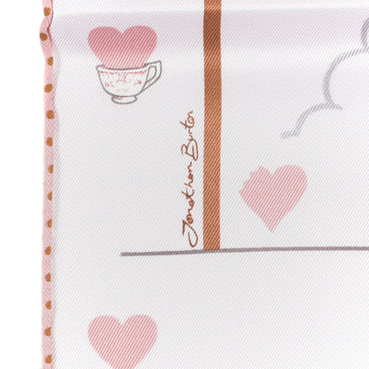 Hermes Silk Hermes Tea Time Scarf 70 Rose Pale Beige 4 of 6