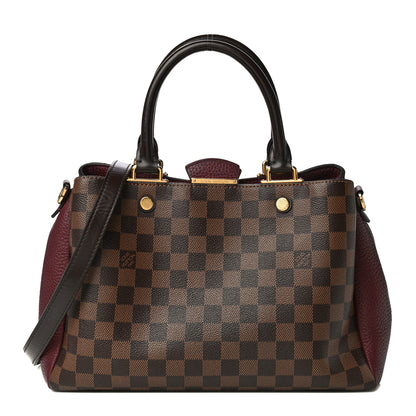 Louis Vuitton Damier Ebene Cuir Taurillon Brittany Bordeaux 1 of 25