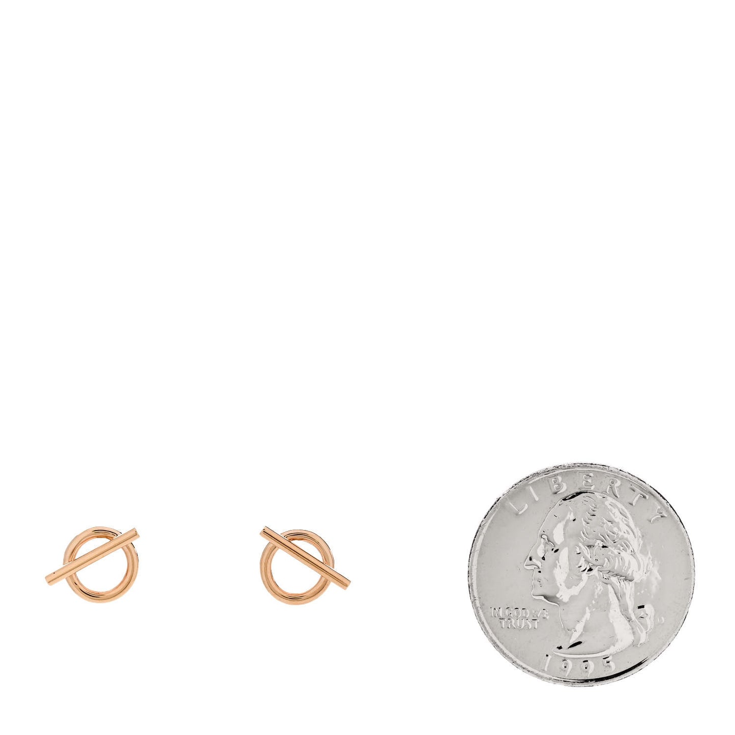 18K Rose Gold PM Echappee Earrings