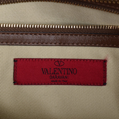 Valentino Garavani Calf Hair Leopard Print Rockstud Double Handle Tote Leopard 7 of 8
