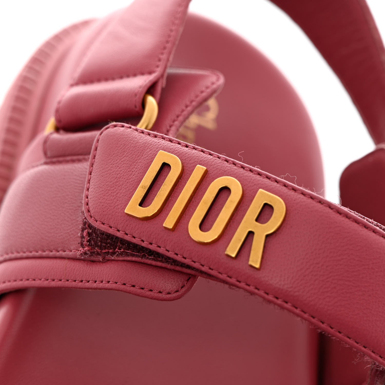Christian Dior Lambskin Dioract Sandals 37 Pink 10 of 12