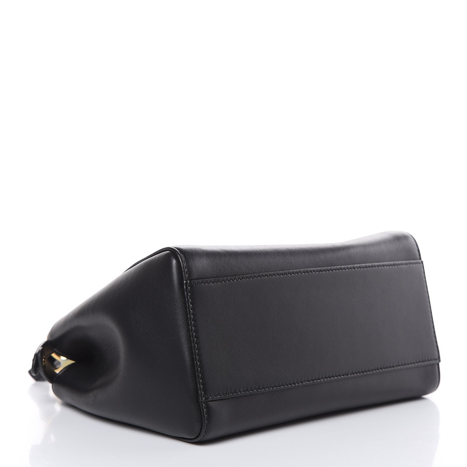 Fendi Nappa Mini Peekaboo Iconic Satchel Black 4 of 11