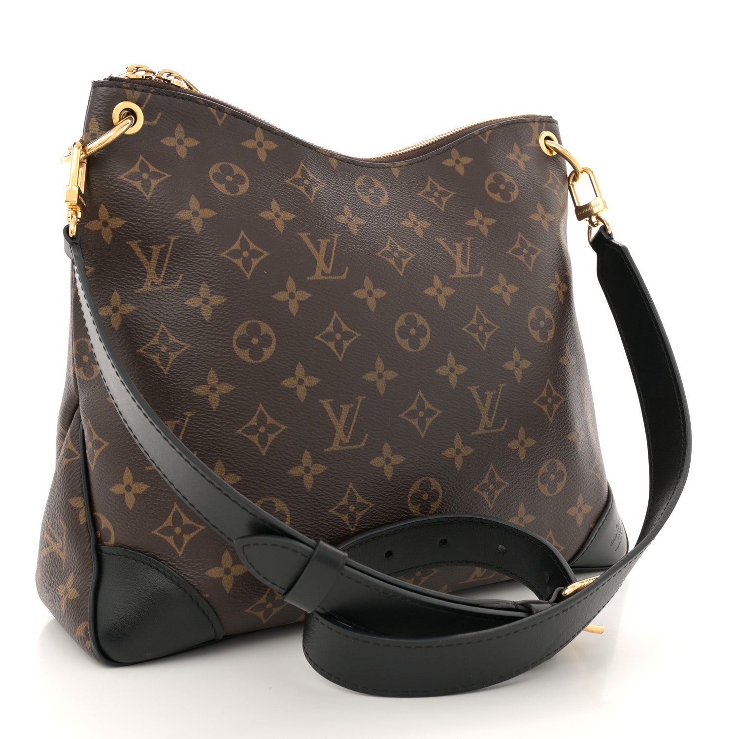 Louis Vuitton Monogram Odeon MM Black 3 of 9