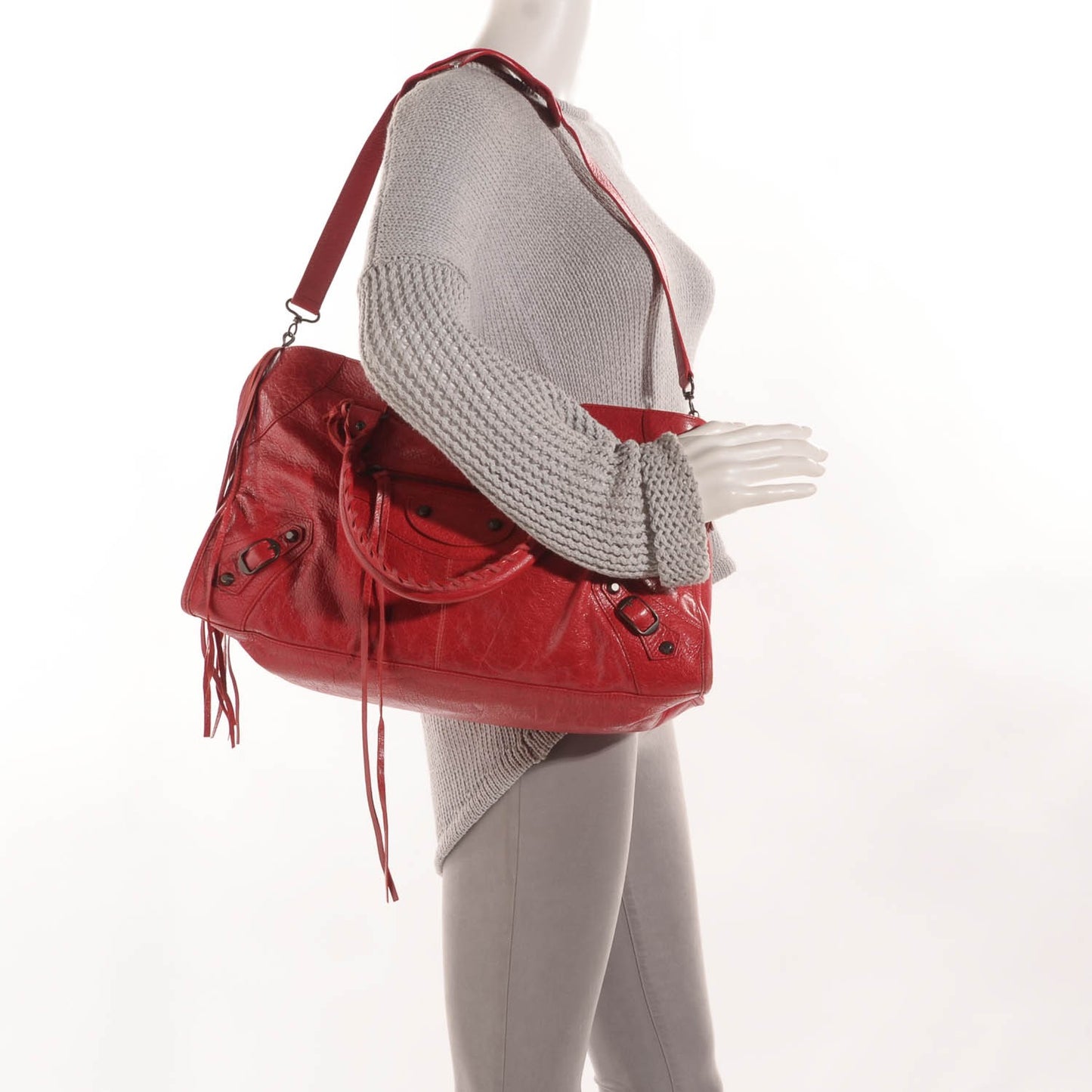 Agneau Classic Hardware Part Time Rouge Cardinal