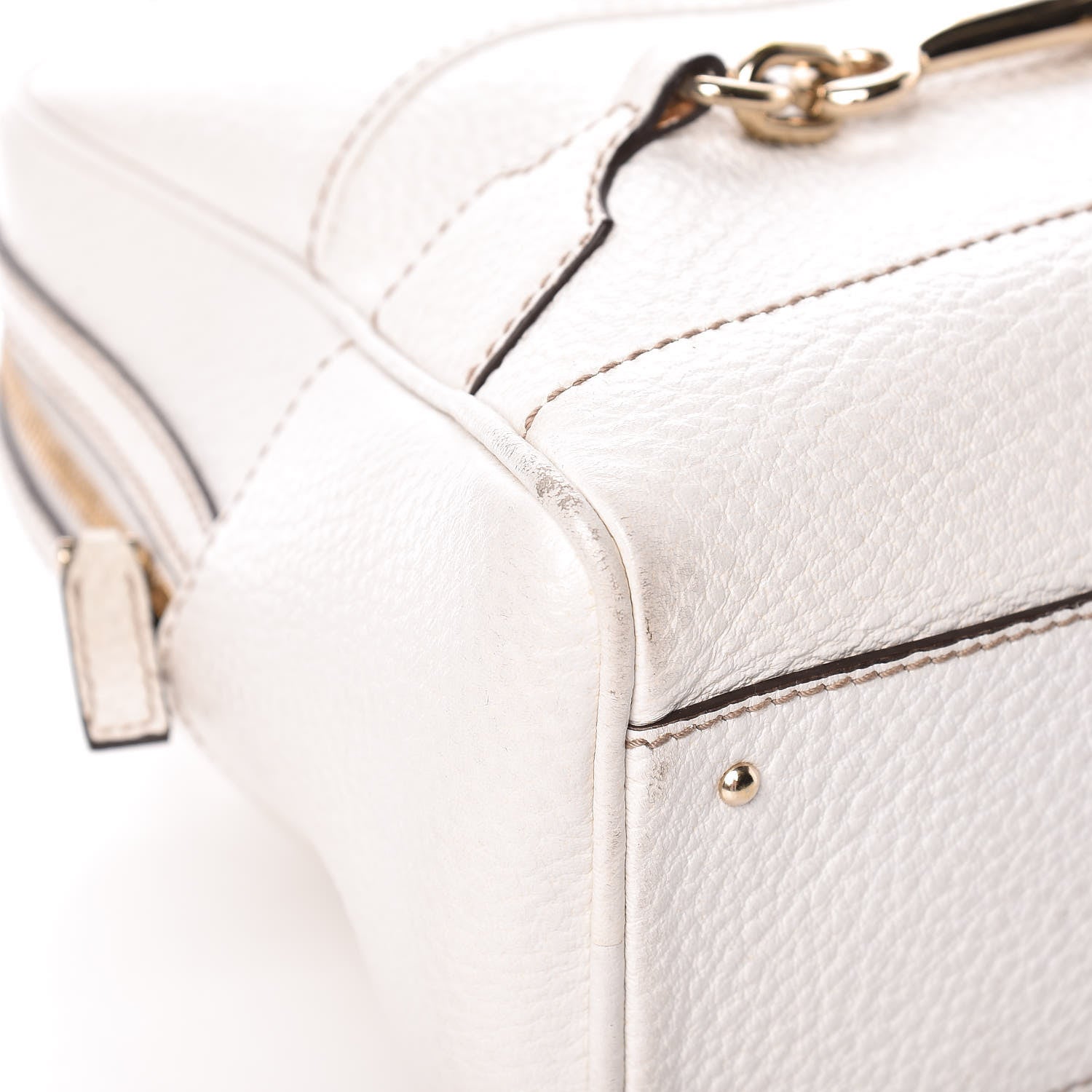 Gucci Calfskin Hasler Boston White 8 of 13
