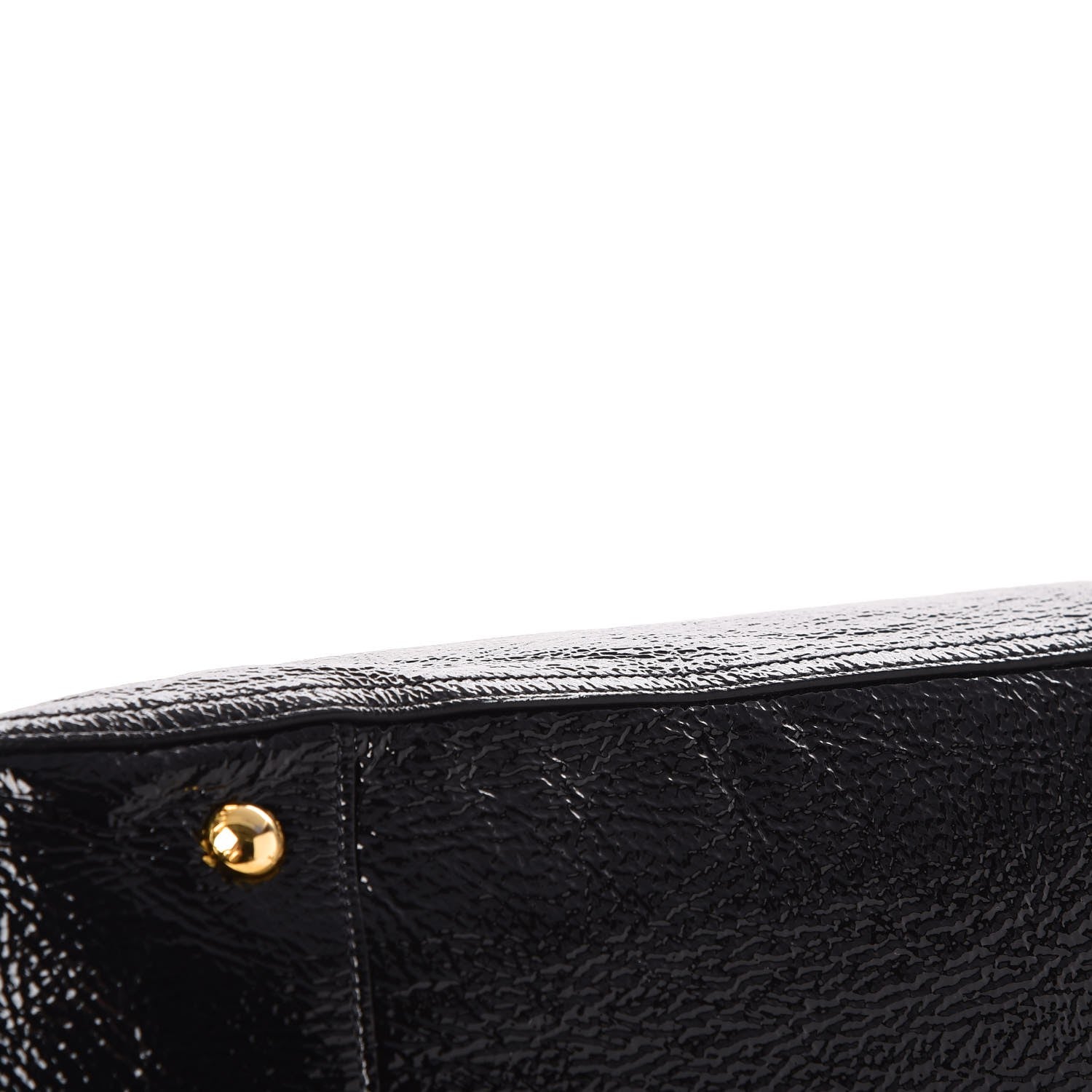 Prada Vernice Naplak Zipper Bowler Tote Black 11 of 11