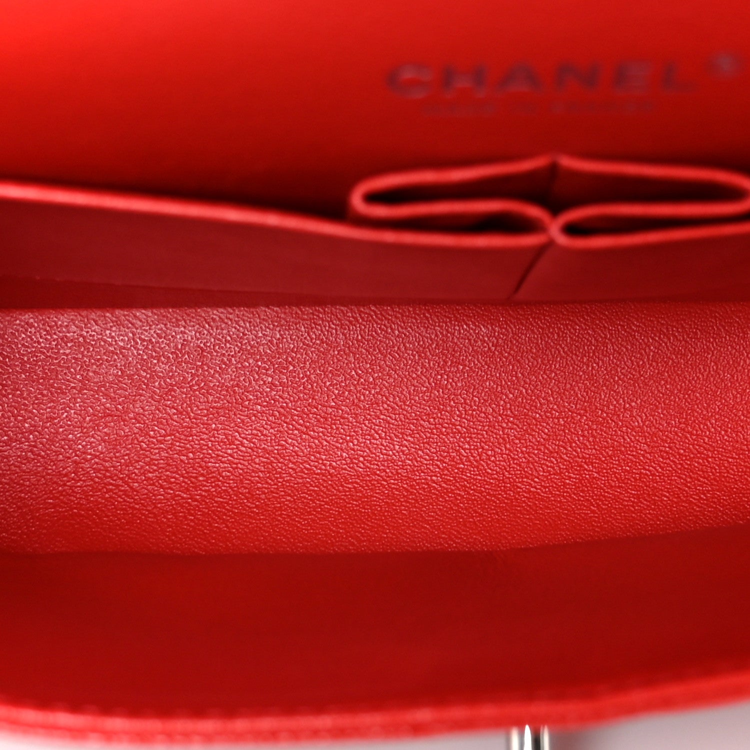 Chanel Caviar Quilted Medium Double Flap Red 4 of 10
