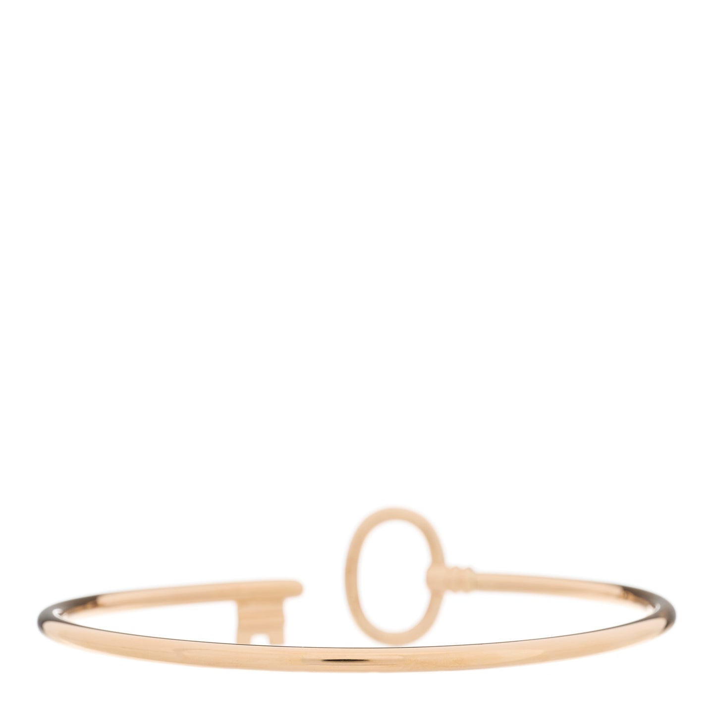 18K Rose Gold Keys Wire Bracelet