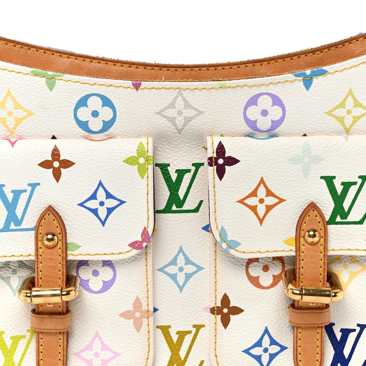 Louis Vuitton Monogram Multicolor Lodge PM White 7 of 9