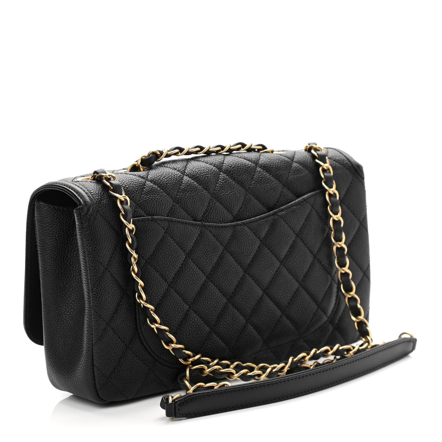 Caviar Quilted Medium CC Filigree Flap Black