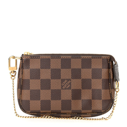 Louis Vuitton Damier Ebene Mini Pochette Accessories 1 of 7