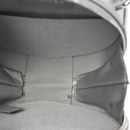 Chanel Metallic Glazed Calfskin Round As Earth Evening Bag Silver 11 of 14