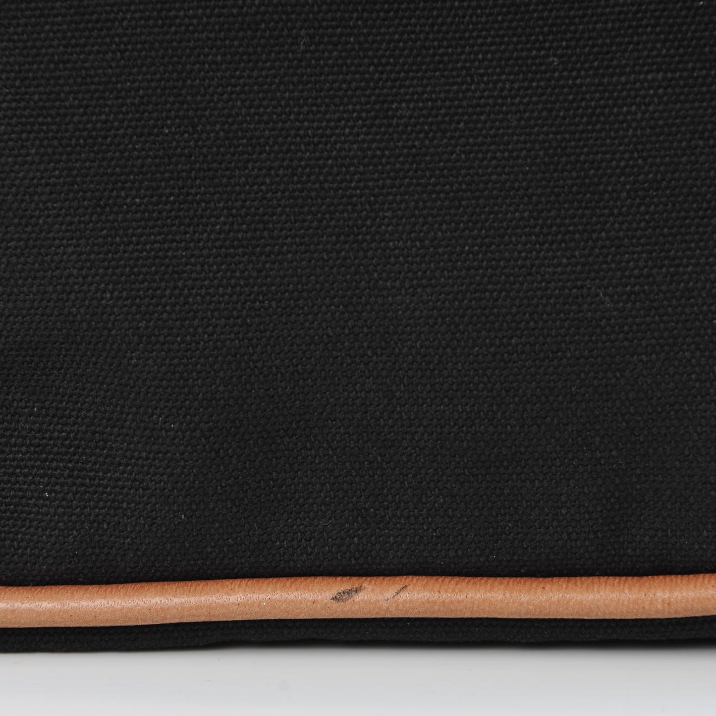 Cotton Canvas Bolide Travel Cosmetic Pouch Black