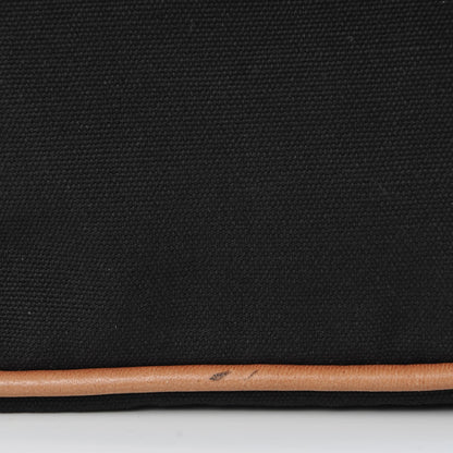 Hermes Cotton Canvas Bolide Travel Cosmetic Pouch Black 8 of 8