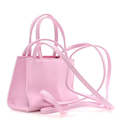 Telfar Vegan Leather Small Shopping Bag Bubblegum 2 of 9