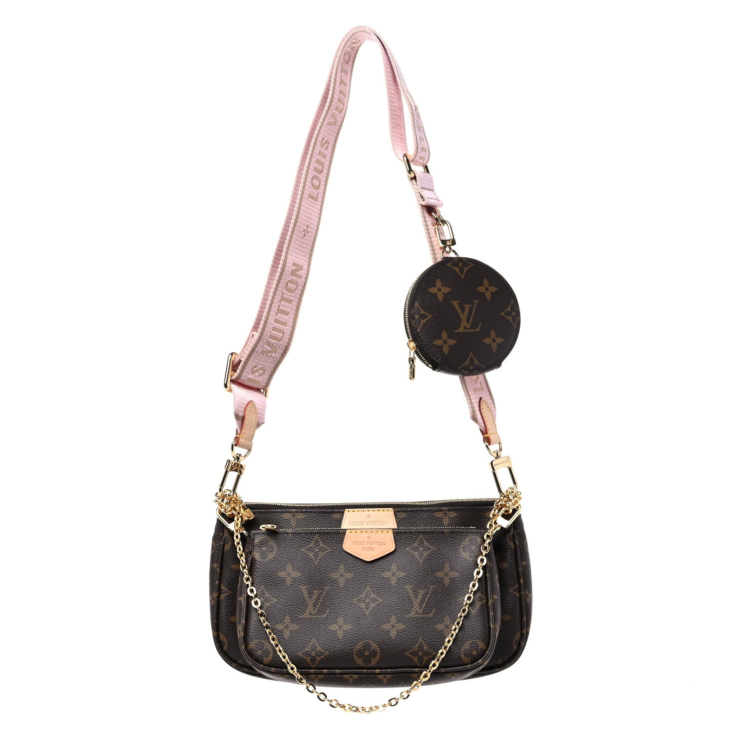 Louis Vuitton Monogram Multi Pochette Accessories Rose Clair 1 of 11