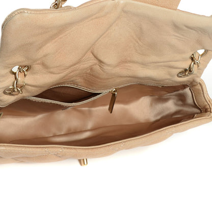 Chanel Lambskin Quilted Small Bubble Quilt Flap Bag Dark White 6 of 9