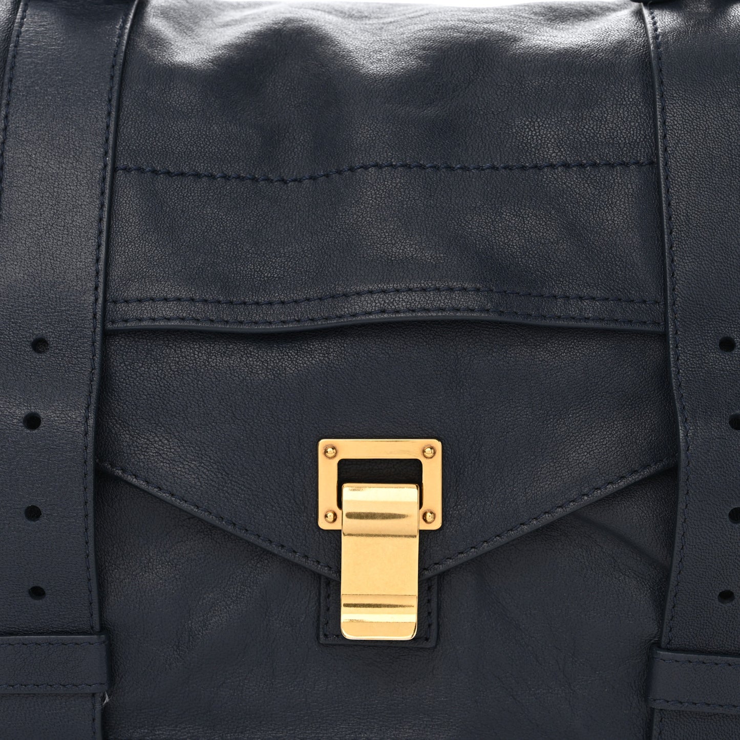 Lambskin Medium PS1 Satchel Midnight