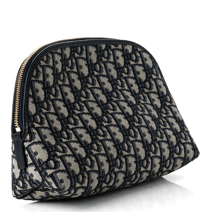 Christian Dior Oblique 30 Montaigne Cosmetic Pouch Blue 3 of 7