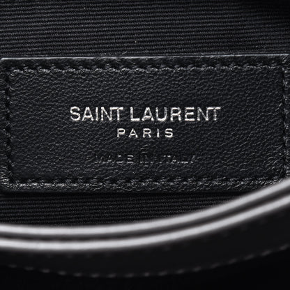 Saint Laurent Calfskin Y Quilted Monogram Toy Loulou Crossbody Bag Storm 12 of 25