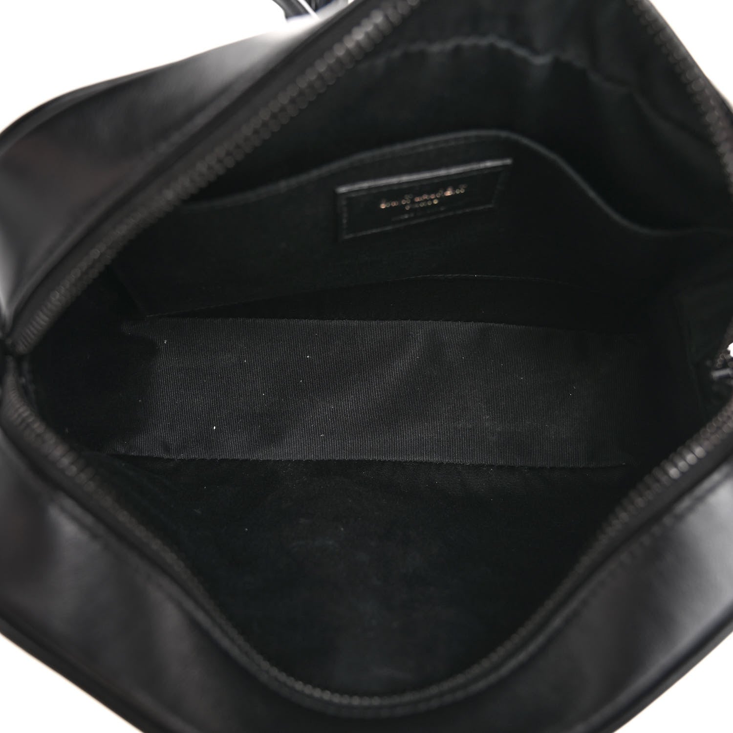 Saint Laurent Calfskin Matelasse Monogram Monochrome Lou Camera Bag Black 5 of 10