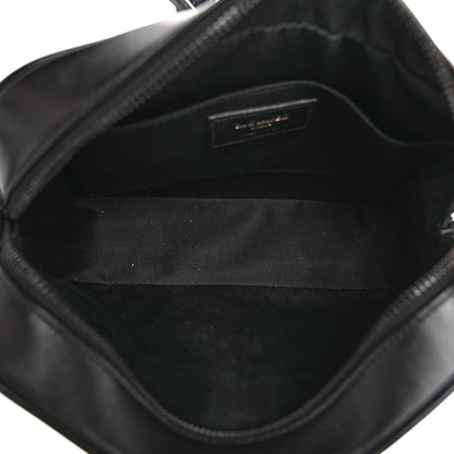 Saint Laurent Calfskin Matelasse Monogram Monochrome Lou Camera Bag Black 5 of 10